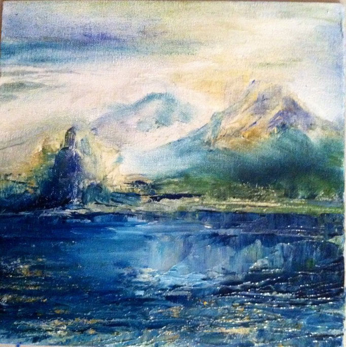 Méditation, huile sur toile 2013