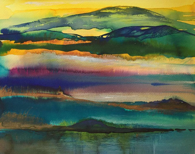 Horizons, encre 2017