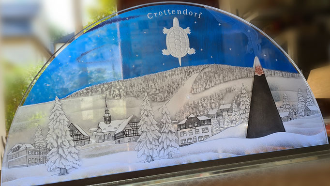 Crottendorf mit Wappentier