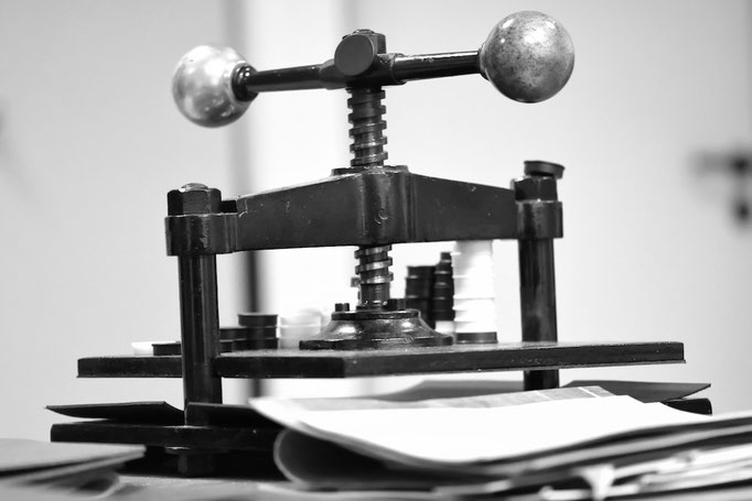 Buchbinderpresse