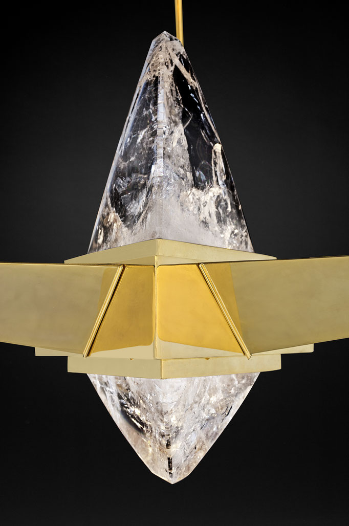 ROCK CRYSTAL FUJI LIGHTING BY ALEXANDRE VOSSION