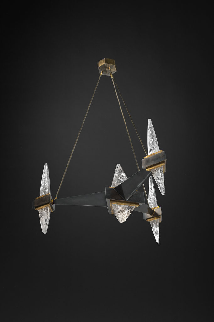 ROCK CRYSTAL FUJI CHANDELIER - ROCK CRYSTAL CHANDELIER ROCK CRYSTAL FUJI CHANDELIER - ROCK CRYSTAL CHANDELIER