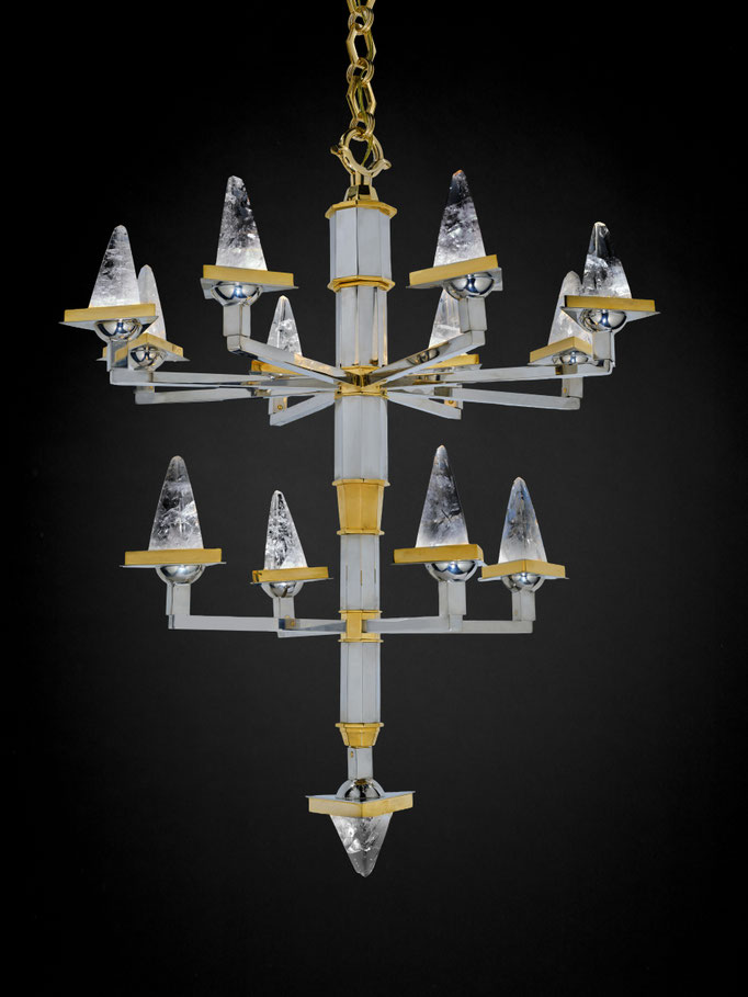 rock crystal lighting by Alexandre VOSSION