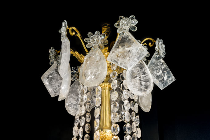 rock Crystal chandelier.Alexandre VOSSION