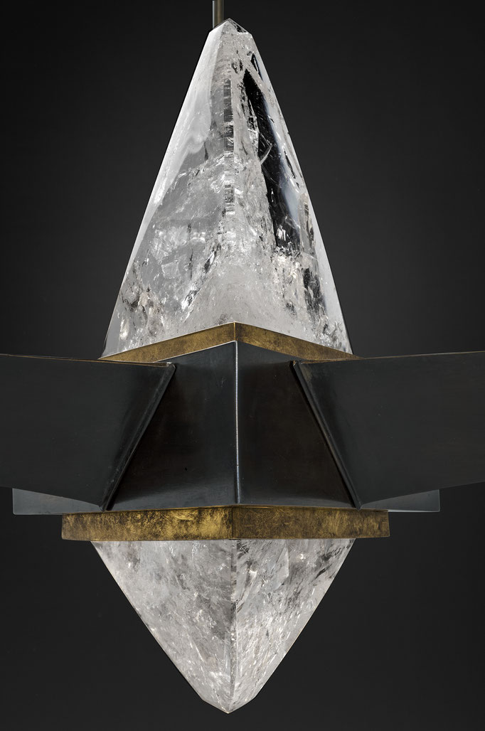 ROCK CRYSTAL FUJI LIGHTING BY ALEXANDRE VOSSION