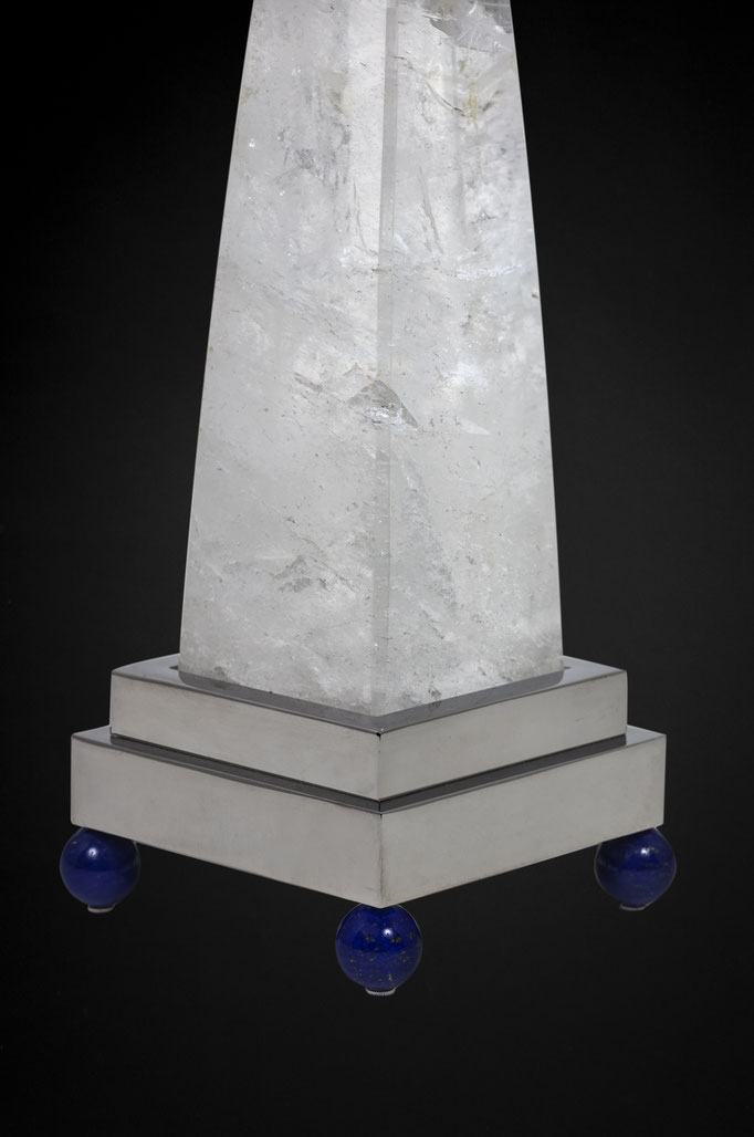 ROCK CRYSTAL MIRROR BY ALEXANDRE VOSSION