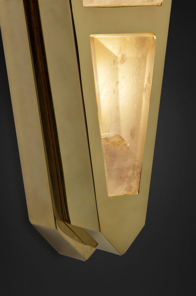 ROCK CRYSTAL WALL LIGHT