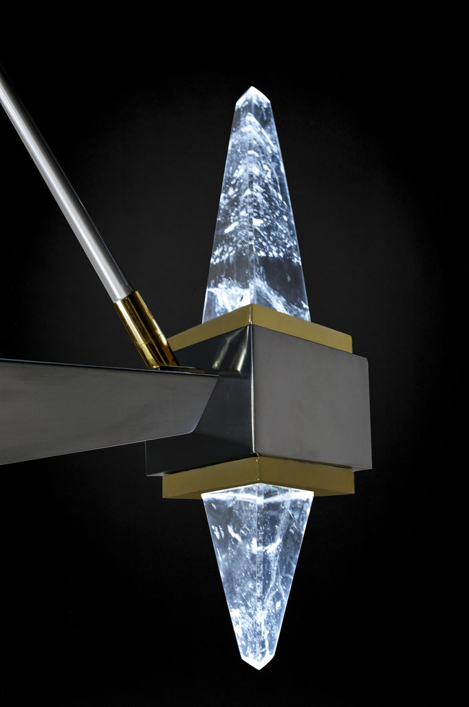 ROCK CRYSTAL FUJI CHANDELIER - ROCK CRYSTAL CHANDELIER ROCK CRYSTAL FUJI CHANDELIER - ROCK CRYSTAL CHANDELIER
