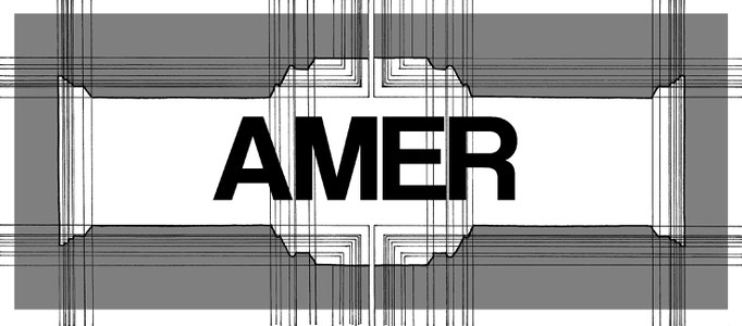 Amer, dessin technique mixte, 30x15 cm, 2018.
