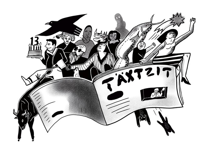 Illustration für das Täxtzit Magazin, 2022