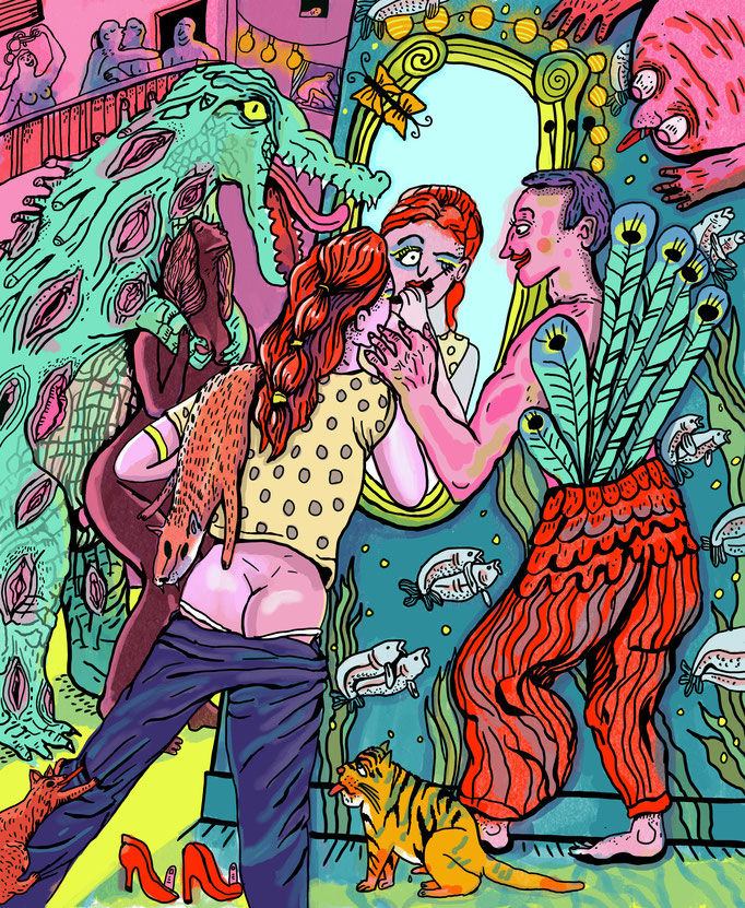 Illustration für das Little White Lies Magazin, 2022