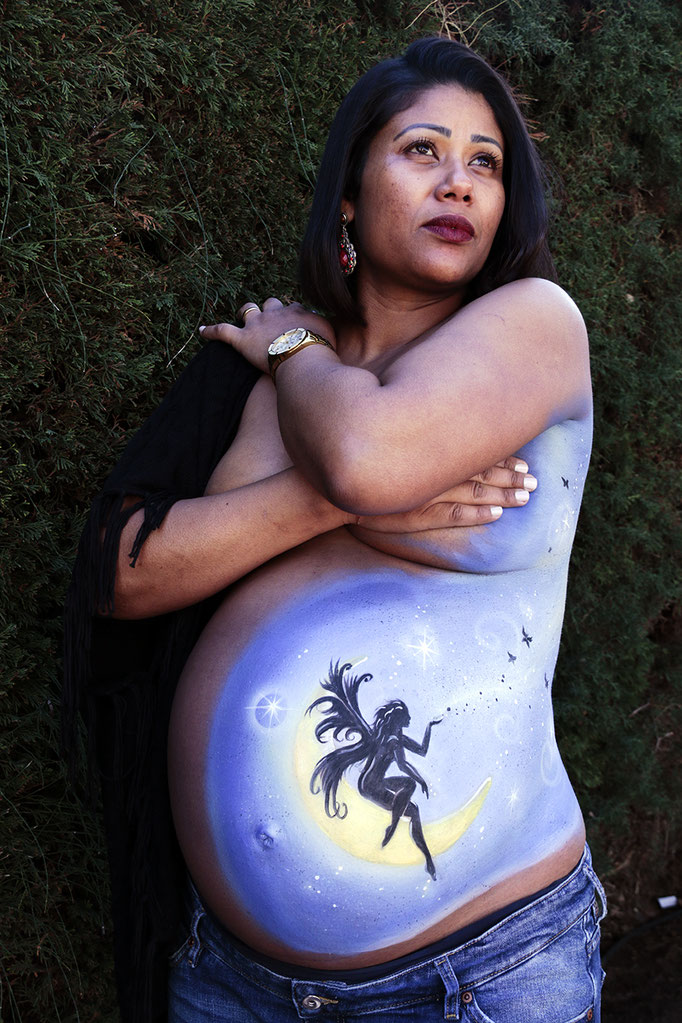 Belly Paint Fairy Madrid