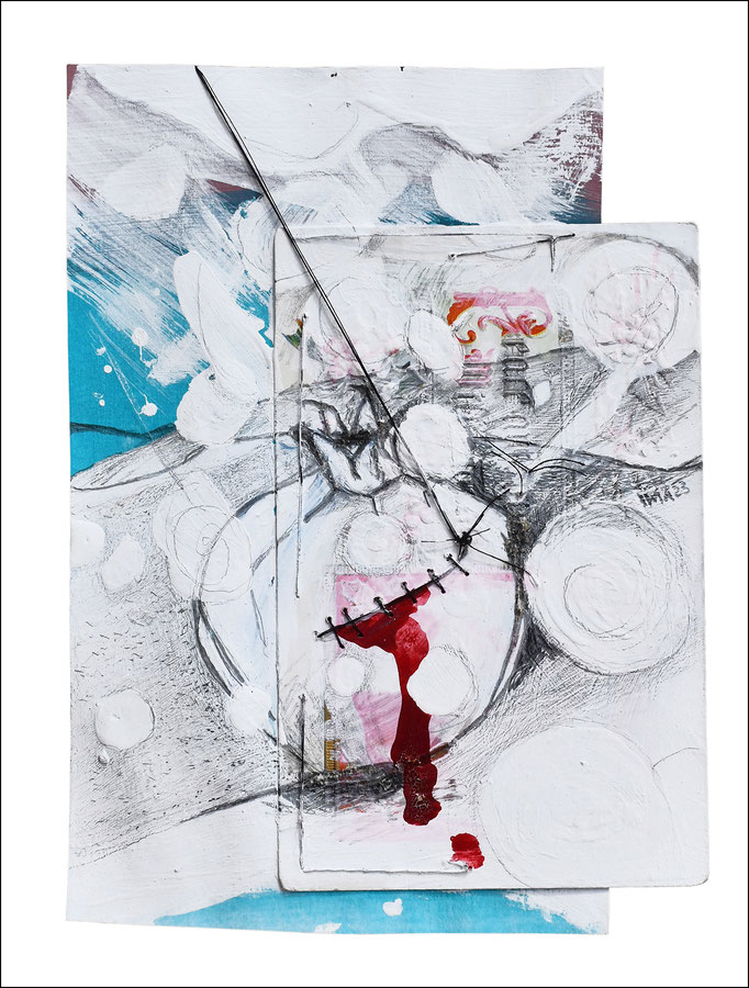  „pomegranate-peace_11“, 2023, 30 cm x 24 cm