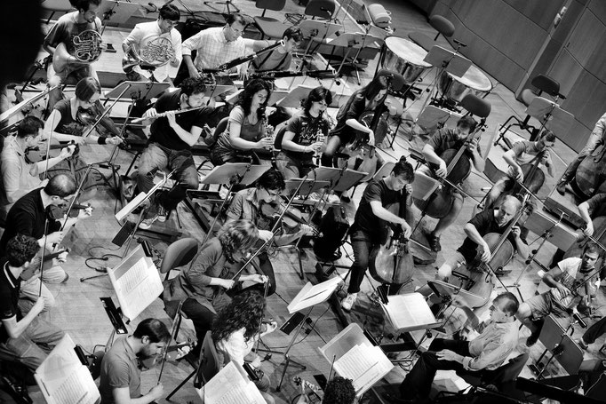 Abbado with Orchestra Mozart, 2011 © courtesy Contrasto/Mattia Zoppellaro