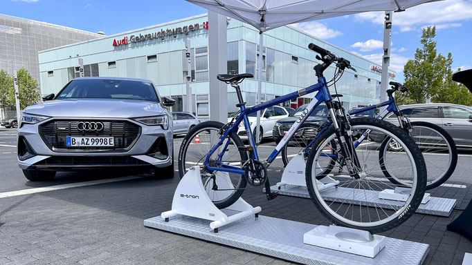 EnergyBike als CO2-Bike für Audi