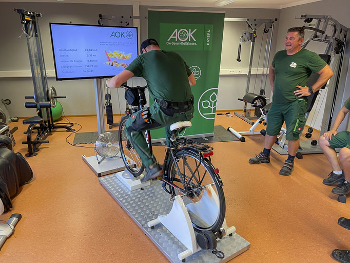 Energie-Fahrrad als Kalorienfahrrad