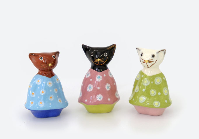 Katze, Charlotte Katz, Keramikfigur, Porzellan, handgemacht. Geschenke & Accessoires 