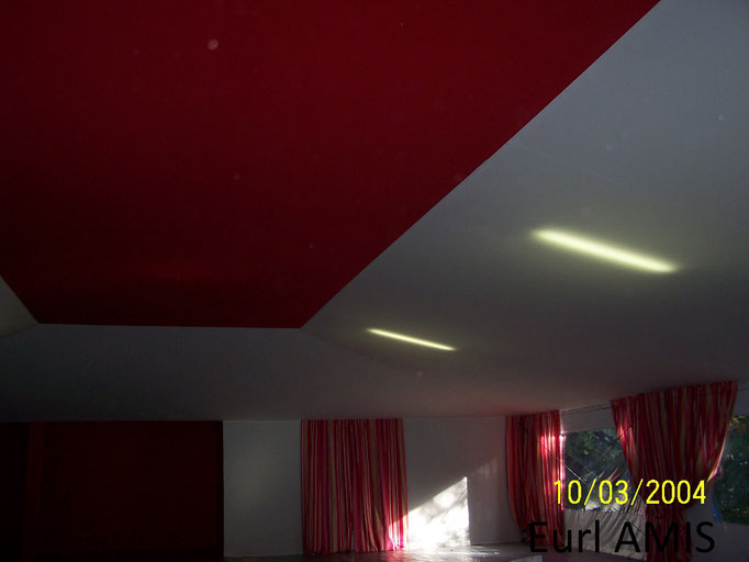 habillage tissus tendu sous structure velum 5 faces