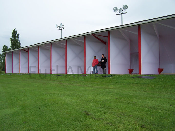 Habillage Pratices Golf de seil pour salon partenaires 