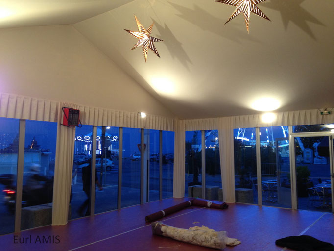 Confection et Habillage tente pour reveillon - ARCACHON