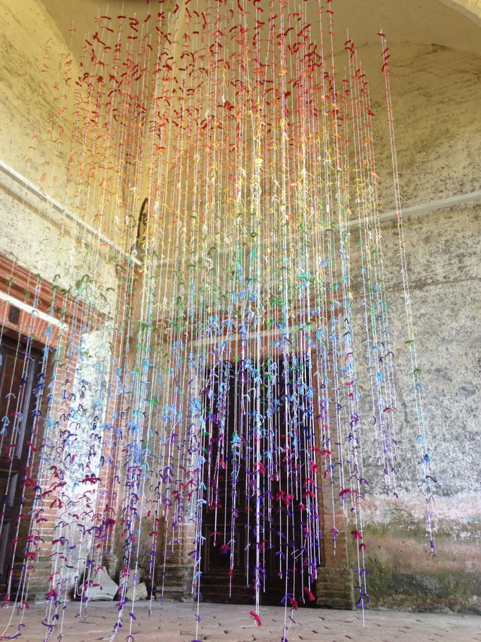 grande suspension decoration mariage