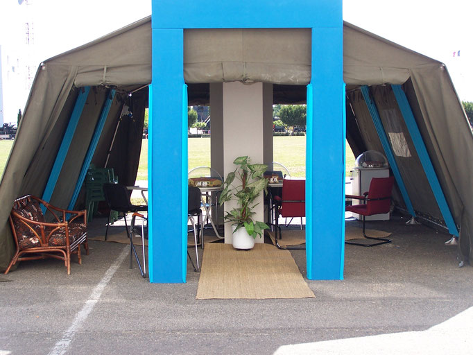 Habillage tente Militaire MONTAUBAN
