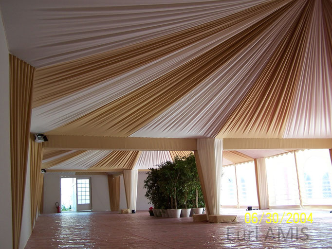 Velum soleil sous structures 10mx10m