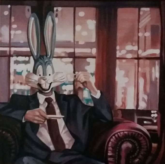 Coffee break - cm 40x40 - (venduto)