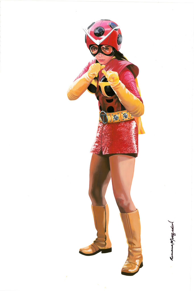 Superheroine 2 - cm70x100 (sold) 