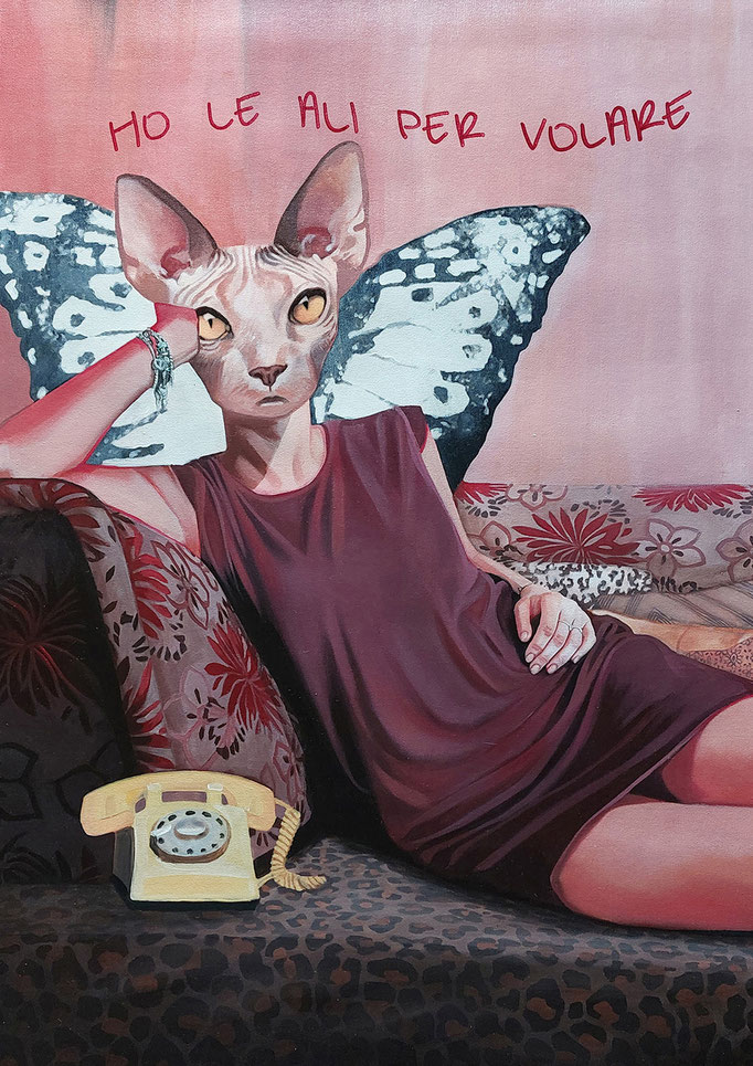 Ho le ali per volare - cm 60x90 (available