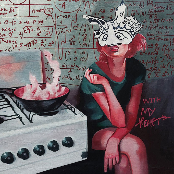 With my heart - cm60x60 (available)