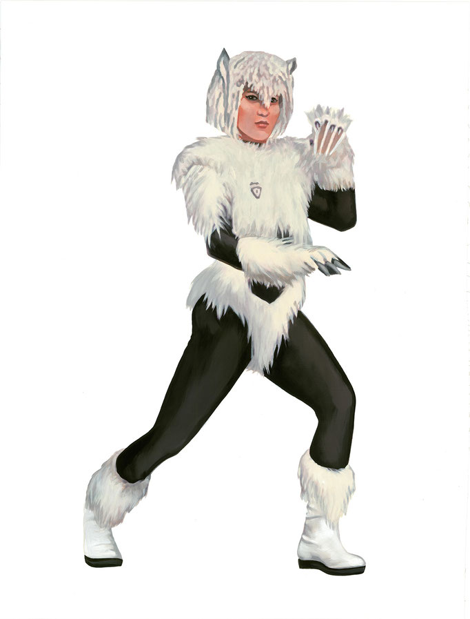 Superheroine 4 - cm70x100  (available)