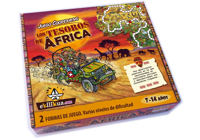 Juego cooperativo Los tesoros de África