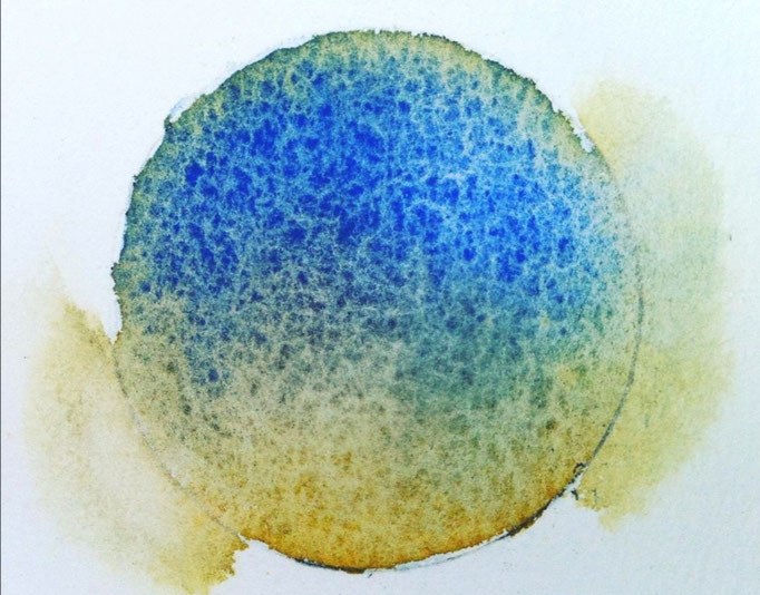 Universe, Aquarell 20x20