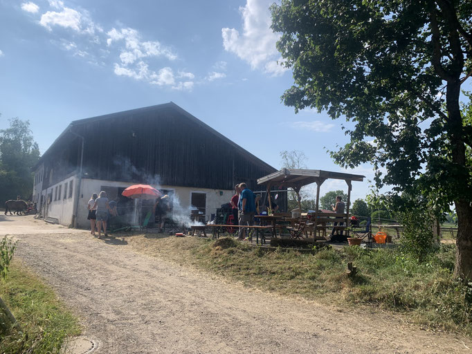 Gemeinsames Grillen 