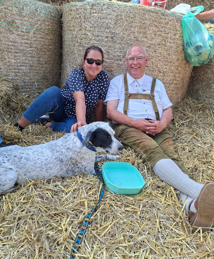 Ina, Pastor Gerd-Volker und Pan