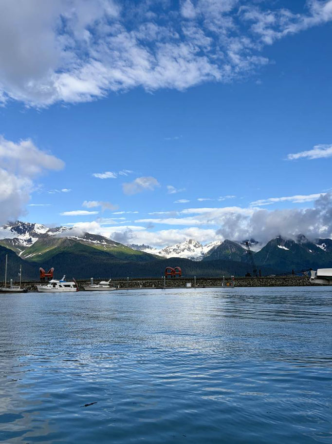 Meer und Berge in Anchorage