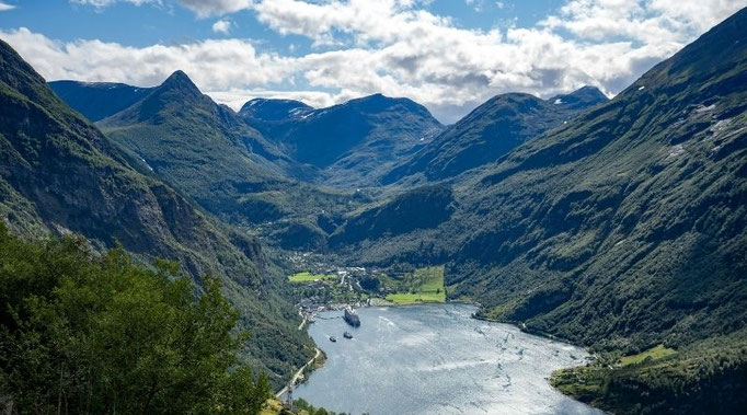 Geirangerfjord in Norwegen