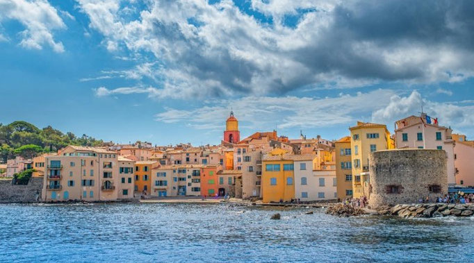 Küste von St. Tropez Frankreich