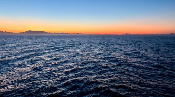 Sonnenuntergang in Ketchikan in Alaska