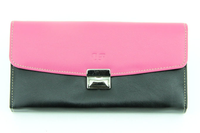 Serviceportemonnaie Schwarz-Pink a