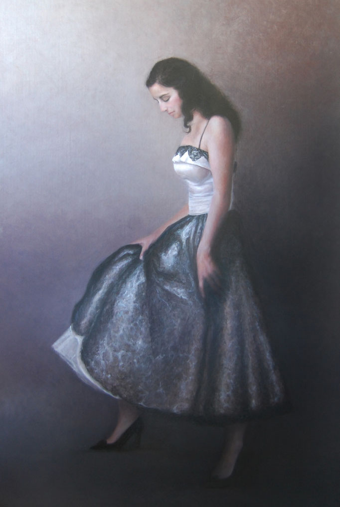 Myriam, Oleo sobre lienzo encolado a tabla. Medidas: 100 x 150 cm.