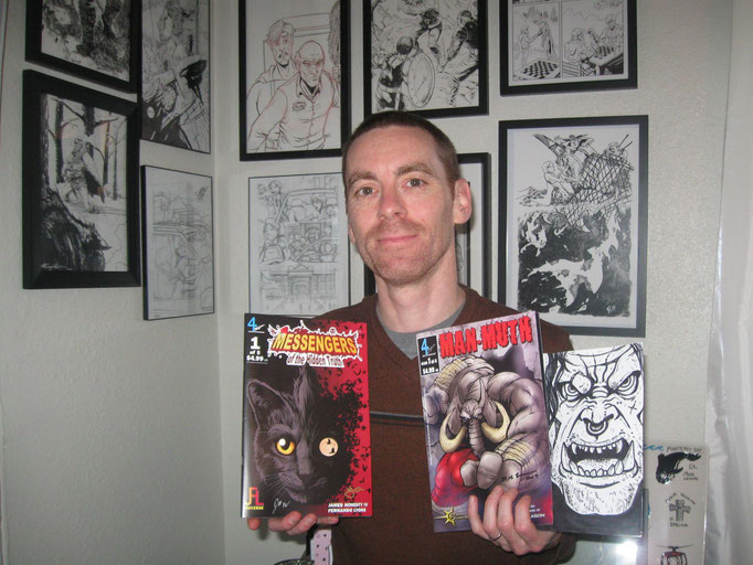 Harland Buck:  FreeSword creator and writer, Scott Eos Weldon shows support for his fellow creators!  Check out the Harland Busk series at http://www.weldonstudio.com/comicshop/.