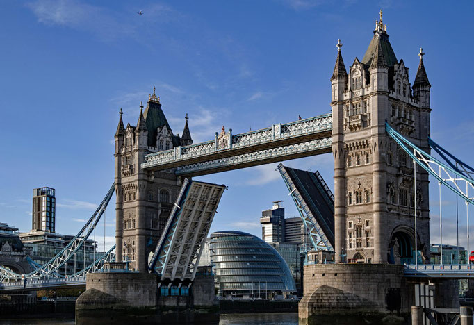 Tower Bridge open
