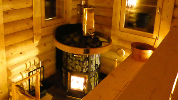 Outdoor sauna