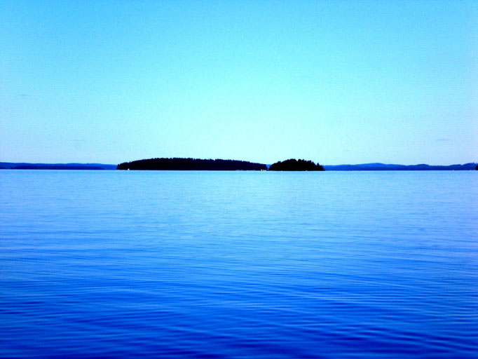Auf zum Päijänne Hauptsee mit Tiefwasserzonen.