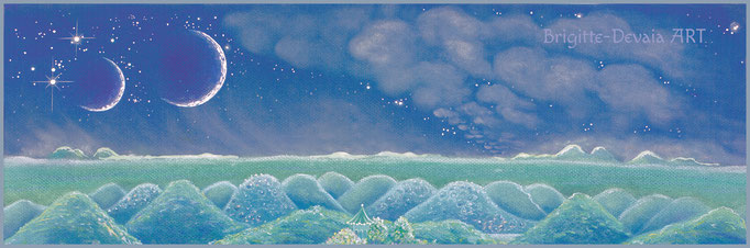 Brigitte-Devaia ART - Sternenwelt Neptun - Ausschnitt Ferne