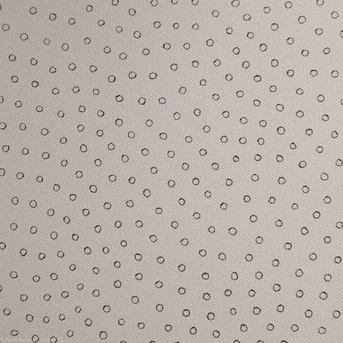 écrous hexagonaux (détail) - 2011 - triptyque 60x20 - encre et métal sur toile