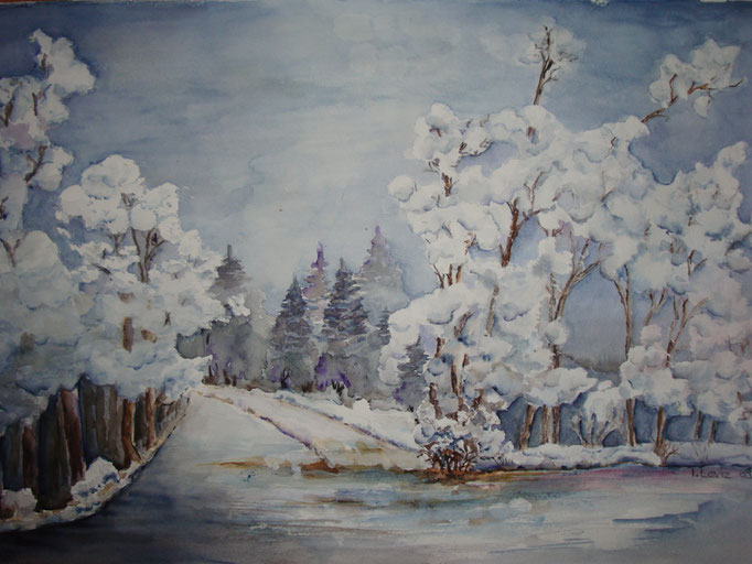 Winterliche Stille 30x40