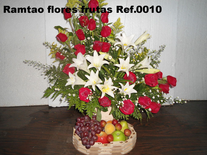 FLORISTERIA LOS FRUTALES. ROSAS, AZUCENAS , Y FRUTAS REFRENCIA  0010